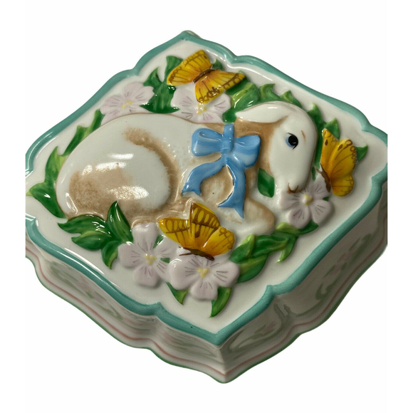 Vintage Franklin Mint Le Cordon Bleu Lamb Jello Mold Glazed Ceramic - Picture 10 of 10